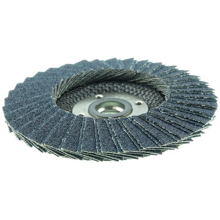 Weiler 5" Tiger X Flap Disc, Conical (TY29), 60Z, 5/8"-11 UNC 51213